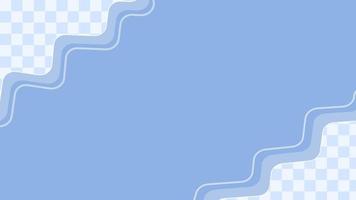 dames bleu pastel esthétiques mignonnes abstraites illustration minimale de fond d'écran, parfaite pour le fond d'écran, la toile de fond, la carte postale, l'arrière-plan et la bannière vecteur