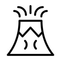 conception d'icône de volcan vecteur