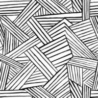 le motif géométrique par rayures . fond vectorielle continue. texture noir et blanc. motif moderne graphique. illustration vectorielle vecteur