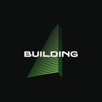 concept de logo de construction vecteur