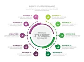 infographie moderne bannière illustration vectorielle vecteur