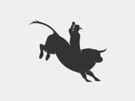 silhouette vecteur de taureau