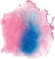 tache abstraite d'éclaboussure d'aquarelle isolée, éclaboussure d'aquarelle vecteur