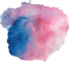 tache abstraite d'éclaboussure d'aquarelle isolée, éclaboussure d'aquarelle vecteur