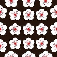 motif de fleurs de sakura vecteur