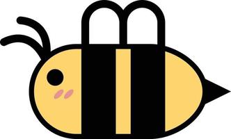 illustration vectorielle d'abeille vecteur