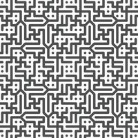 motif de lignes abstraites de forme géométrique sans soudure vecteur