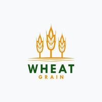 conception d'icône vecteur grain de blé agriculture