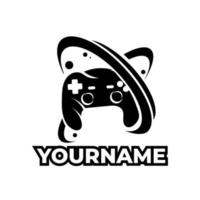 ensemble de logos de jeu vintage. jeux de console et badge logo cyber sport. timbre emblème esport, sport cyber, jeux vidéo, collection de cliparts vecteur