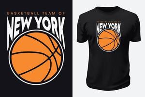 conception de t-shirt de basket-ball vecteur