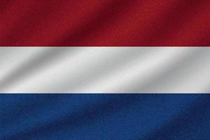 drapeau national des pays-bas vecteur