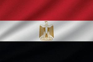 drapeau national de l'égypte vecteur