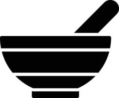 icône de glyphe de soupe vecteur