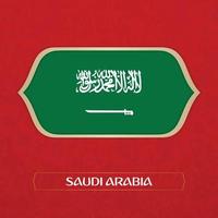 drapeau de l'Arabie saoudite vecteur