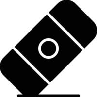 icône de glyphe en caoutchouc vecteur