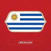 drapeau de l'uruguay vecteur