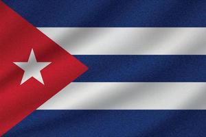 drapeau national de cuba vecteur