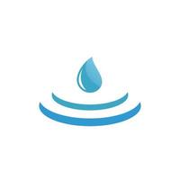 vecteur de conception de logo de l'eau