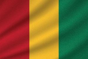 drapeau national de la guinée vecteur