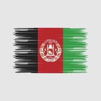 brosse drapeau afghanistan. drapeau national vecteur
