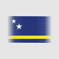 vecteur de drapeau de curaçao. drapeau national