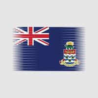 vecteur de drapeau des îles caïmans. drapeau national