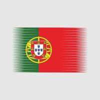 vecteur de drapeau du portugal. drapeau national