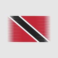 vecteur de drapeau de trinité-et-tobago. drapeau national