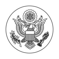symbole des états-unis vecteur