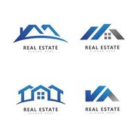 modèle de logo immobilier vector.abstract icône de la maison vecteur