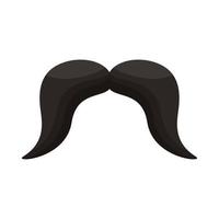 accessoire moustache macho vecteur