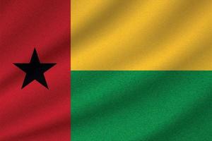 drapeau national de la guinée-bissau vecteur