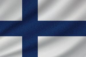 drapeau national de la Finlande vecteur