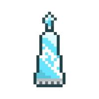 style pixel art, ancien style de jeux vidéo, vecteur de dentifrice 18 bits de style rétro