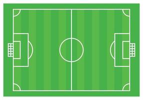 plan de terrain de base du football. illustration vectorielle vecteur