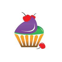 conception de vecteur illustration cupcake