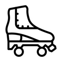 conception d'icône de patins à roulettes vecteur