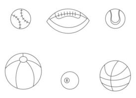 illustration de conception de vecteur de balle isolée sur fond transparent