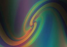 multicolore foncé, modèle abstrait de brillance floue vectorielle arc-en-ciel. vecteur