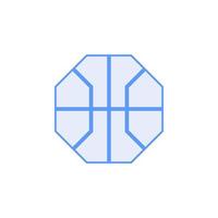 vecteur de basket-ball pour la présentation de l'icône du symbole du site Web