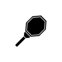 vecteur de raquette de badminton pour la présentation de l'icône du symbole du site Web