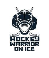concept de hockey citations illustration design vecteur