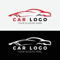 création de logo de voiture vecteur