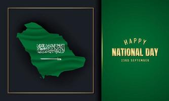 conception de fond de la fête nationale du royaume d'arabie saoudite. vecteur