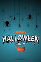 invitation d'halloween. vecteur eps 10