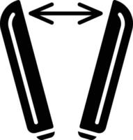icône de glyphe de charge utile vecteur