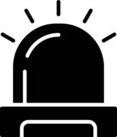 icône de glyphe d'alerte vecteur