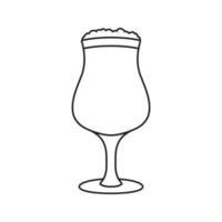 bière isolé sur fond blanc. illustration vectorielle vecteur