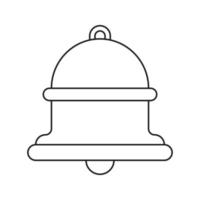 cloche isolé sur fond blanc. illustration vectorielle vecteur