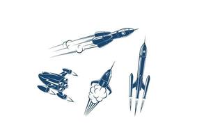 vaisseaux spatiaux et fusées vecteur